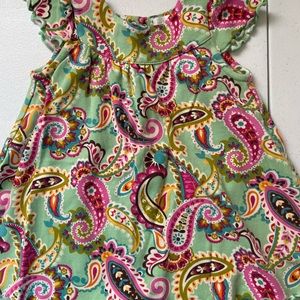Vera Bradley Baby girls paisley dress, 6-9mo